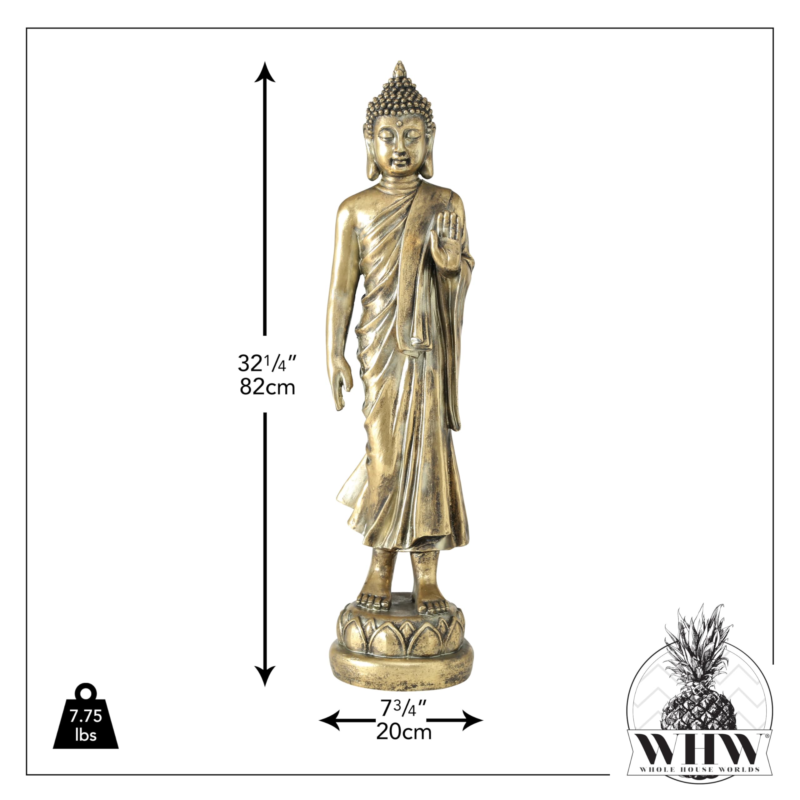 Amazon.com: WHW Whole House Worlds Global Chic Golden Buddha